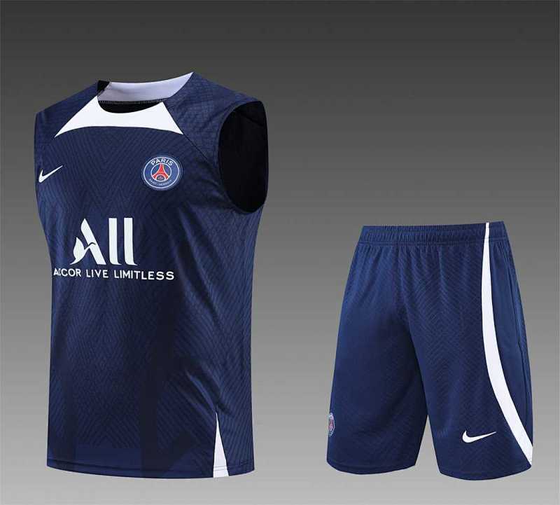 Débardeur PSG Bleu foncé&Bleu 22/23 (2)