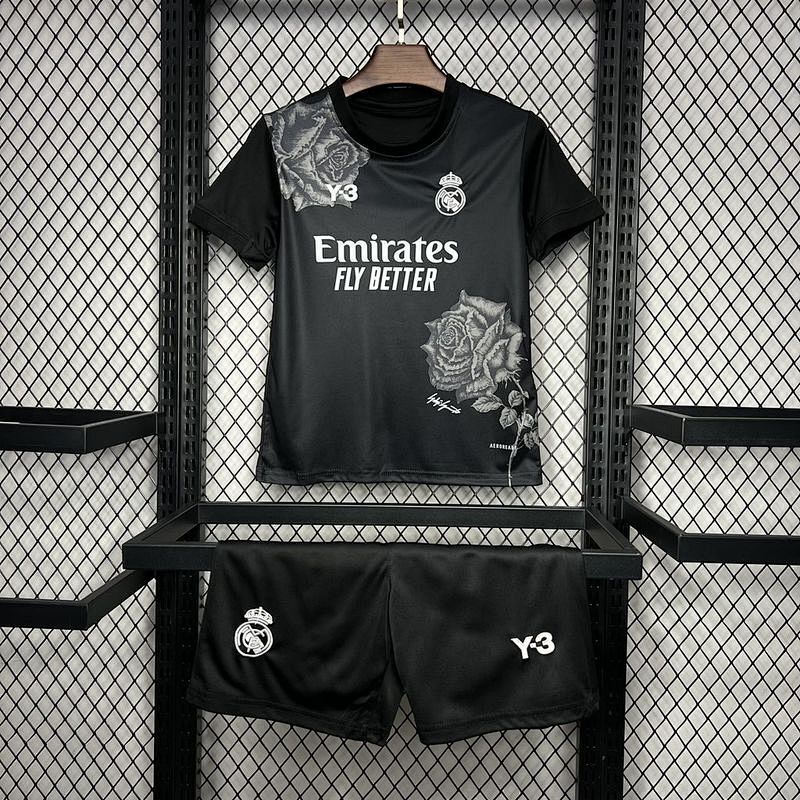 Maillot Real Madrid Noir Enfant 24/25