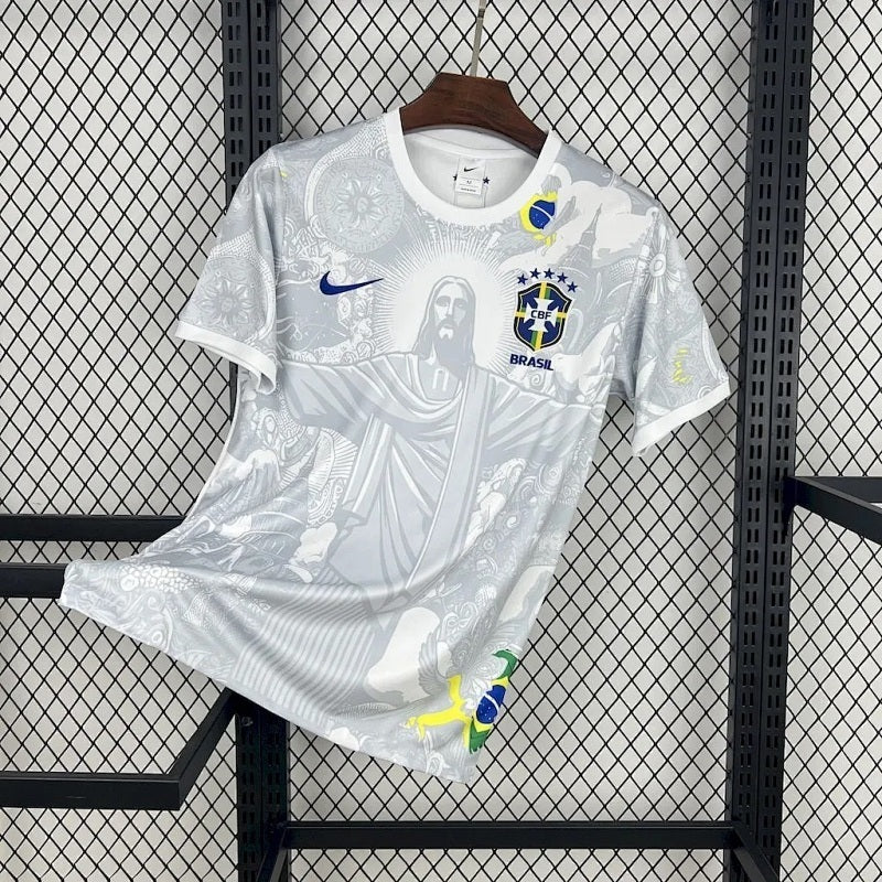 Maillot Brésil Blanc 2025