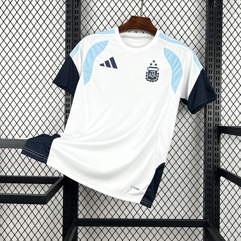 Maillot Argentine Blanc Prématch 2026
