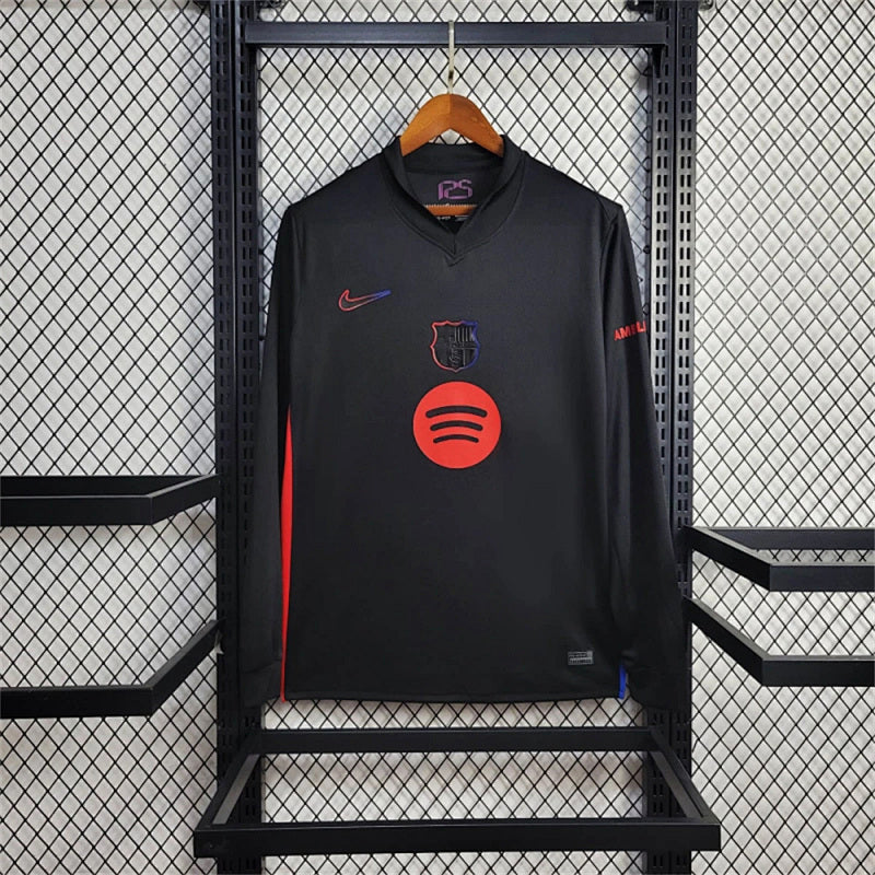 Maillot FC Barcelone Extérieur Manches Longues 24/25