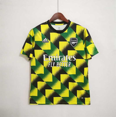 Maillot Arsenal Jaune Prématch 22/23
