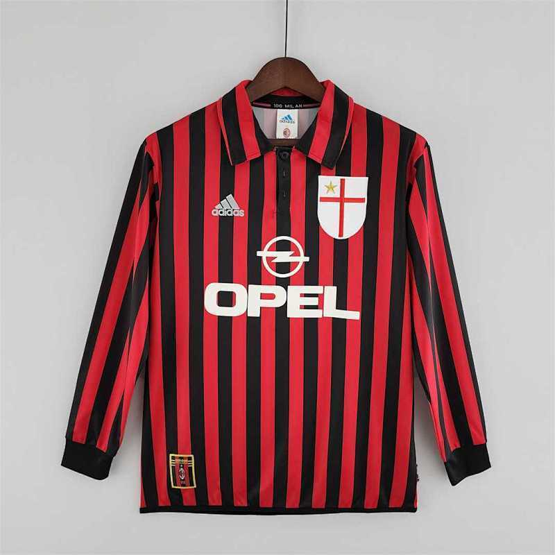 Maillot AC Milan Domicile Rétro 1999/00