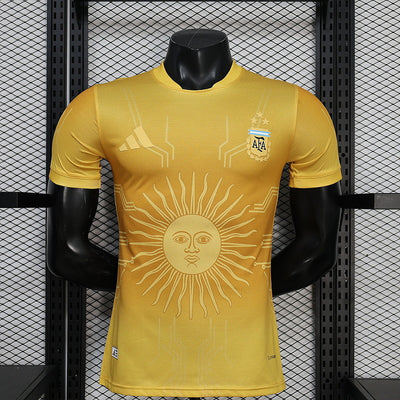 Maillot Argentine Golden T Édition spéciale Player Version 2026