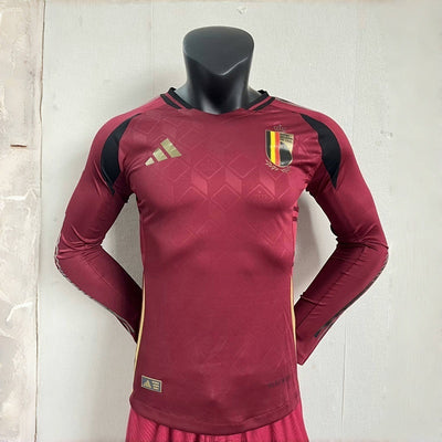 Maillot Belgique UEFA Euro Domicile Manches Longues 2024