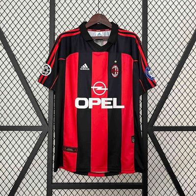 Maillot AC Milan Domicile Rétro 00/01/01