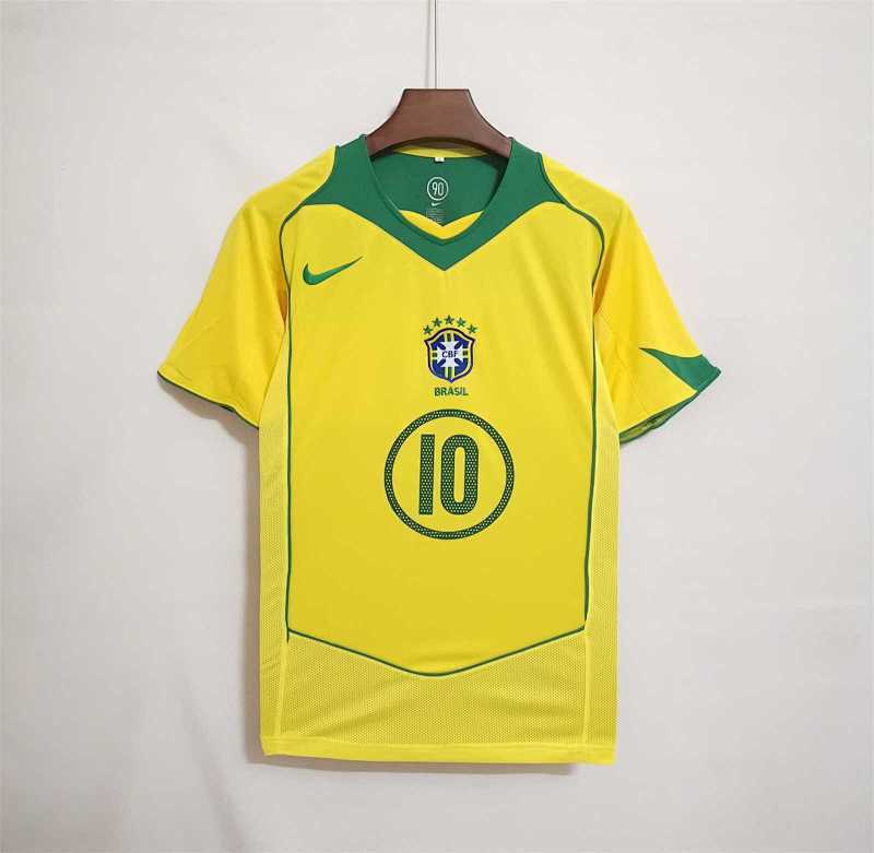Maillot Brazil Domicile Rétro 2004