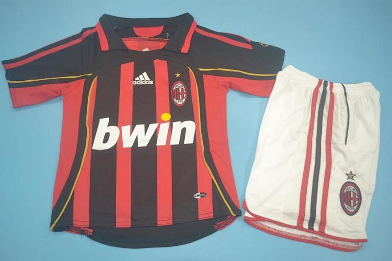AC Milan Home Kids Kit 06/07