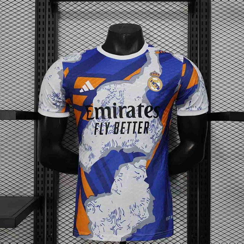 Maillot Real Madrid Bleu Orange Player Version 25/26