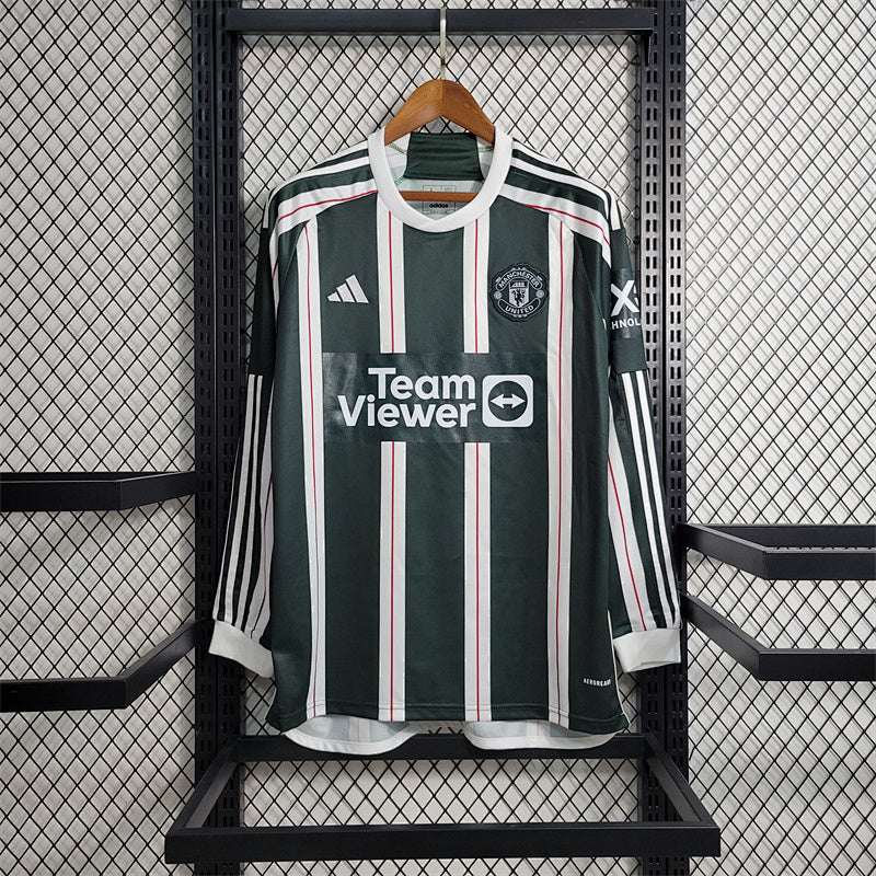 Maillot Manchester United Extérieur Manches Longues 23/24