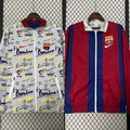 Survêtement FC Barcelone Blanc Rouge 23/24