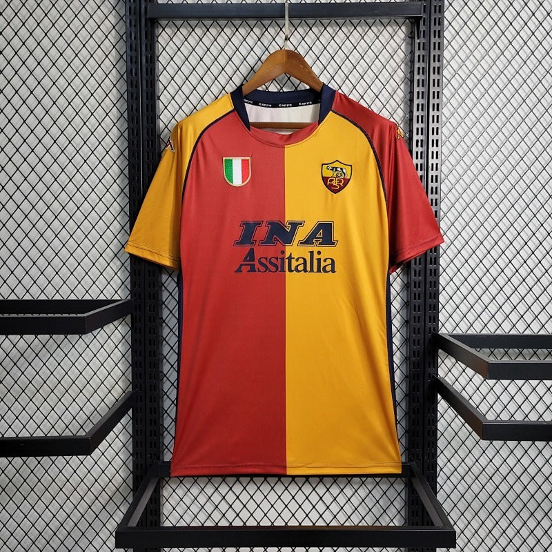 AS Roma Home Retro Jersey 2001/02