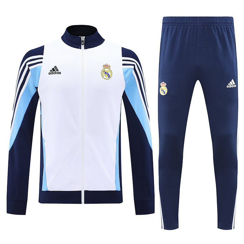 Survêtement Real Madrid Blanc&Bleu 25/26