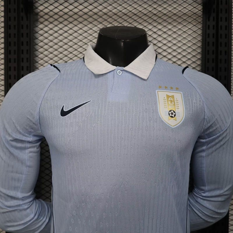 Maillot Uruguay Domicile Manches Longues Coupe du Monde 2026