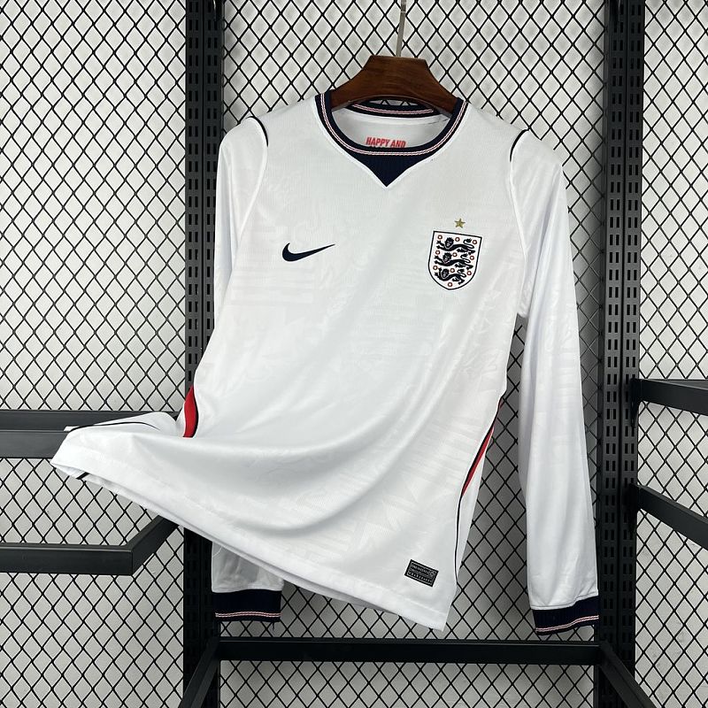 Maillot Angleterre Domicile Manches Longues 2026