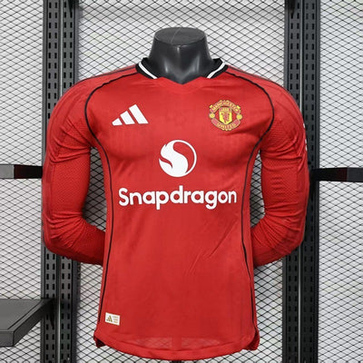 Maillot Manchester United Domicile Manches Longues 25/26