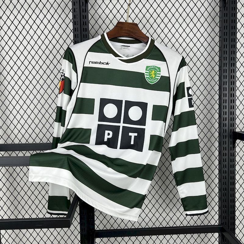 Sporting CP Home Retro Jersey 2001/03