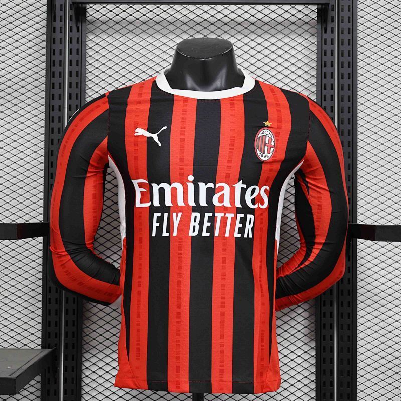 Maillot AC Milan Domicile Manches Longues 24/25