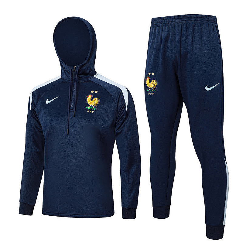 Maillot France Hoodie Manches Longues 2024
