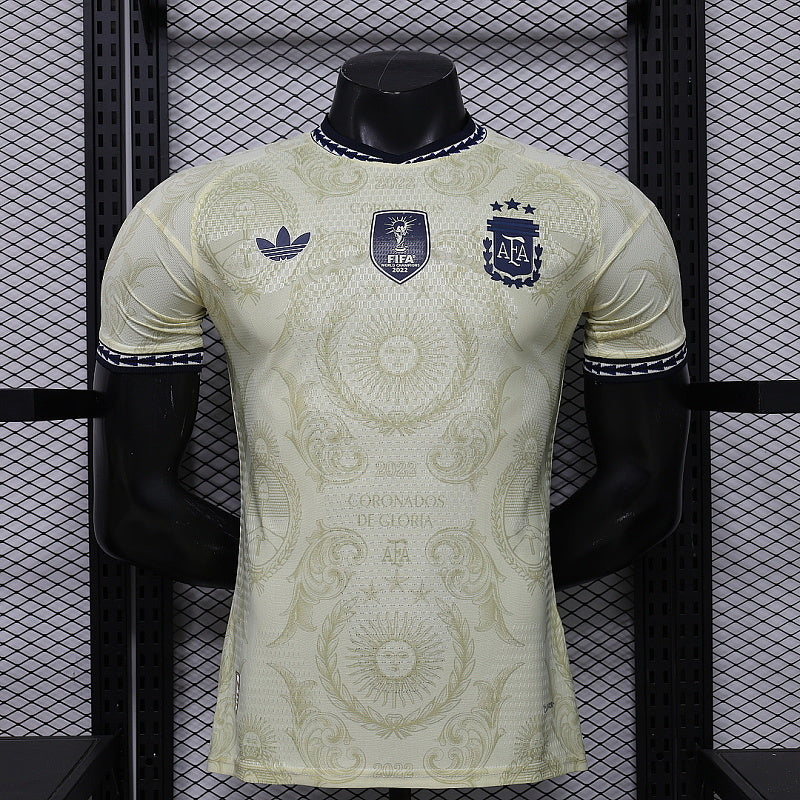 Maillot Argentina Beige T Édition spéciale Player Version 25/26