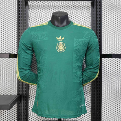 Maillot Mexique Or Vert Manches Longues 2025