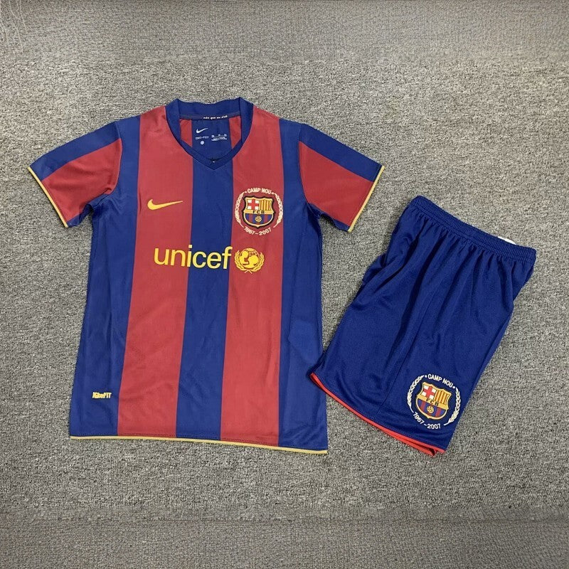 Ensemble Enfant FC Barcelone Domicile 07/08