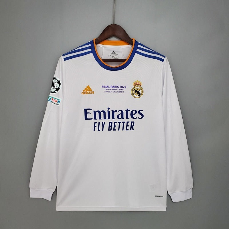 Maillot Real Madrid Domicile Manches Longues 21/22