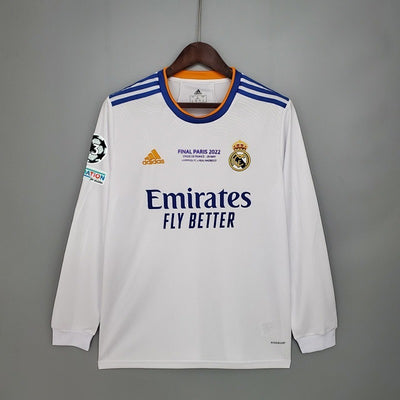 Maillot Real Madrid Domicile Manches Longues 21/22