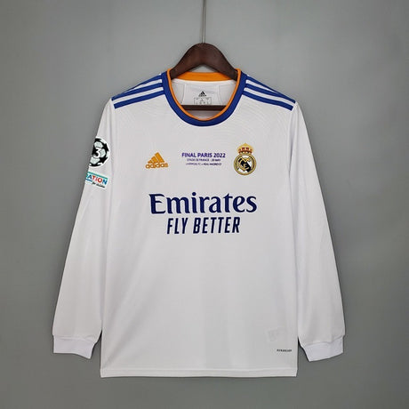 Maillot Real Madrid Domicile Manches Longues 21/22