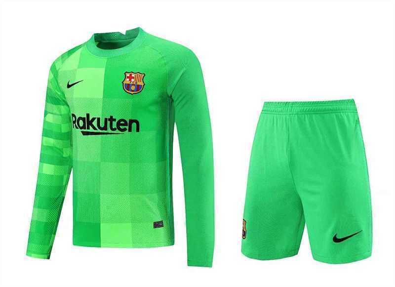 Maillot FC Barcelone Vert Gardien 21/22