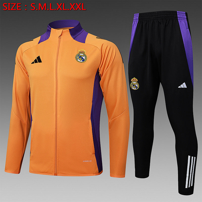 Survêtement Real Madrid Orange&Bleu 24/25