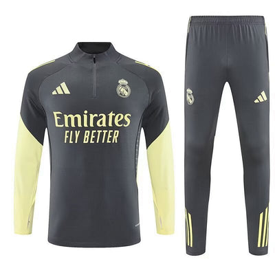 Chándal Real Madrid Gris&Amarillo 25/26