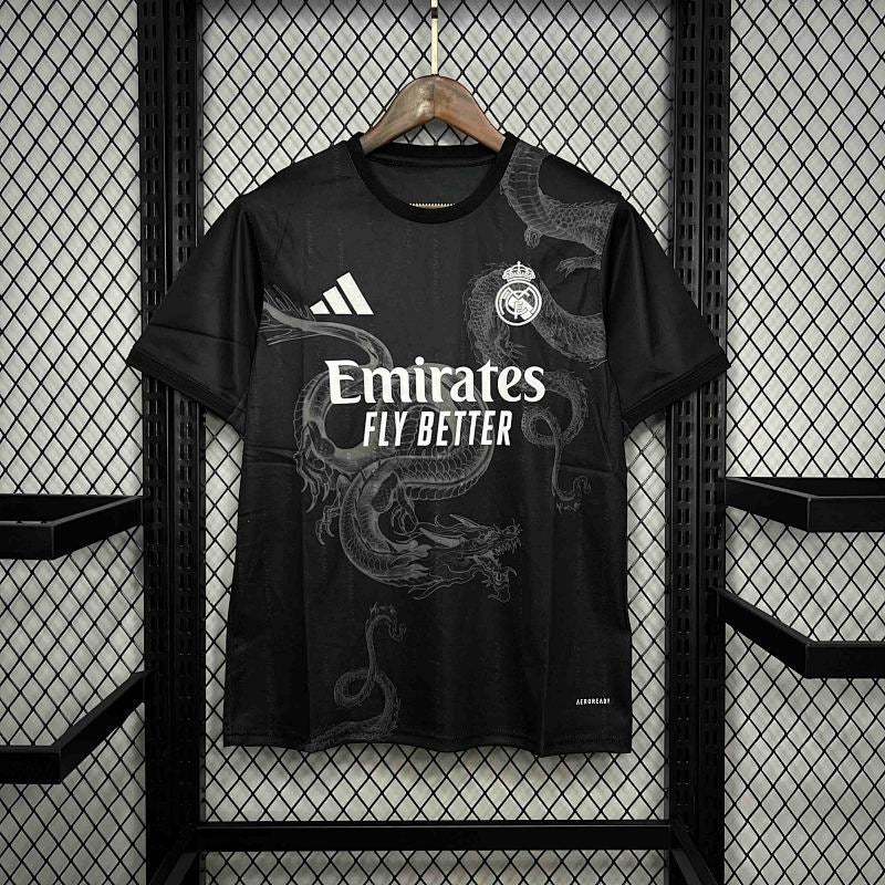 Maillot Real Madrid Dragon Noir Édition spéciale 24/25