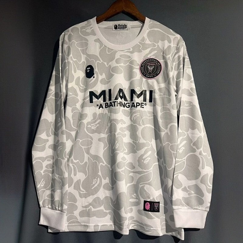 Maillot Inter Miami Blanc Manches Longues 23/24