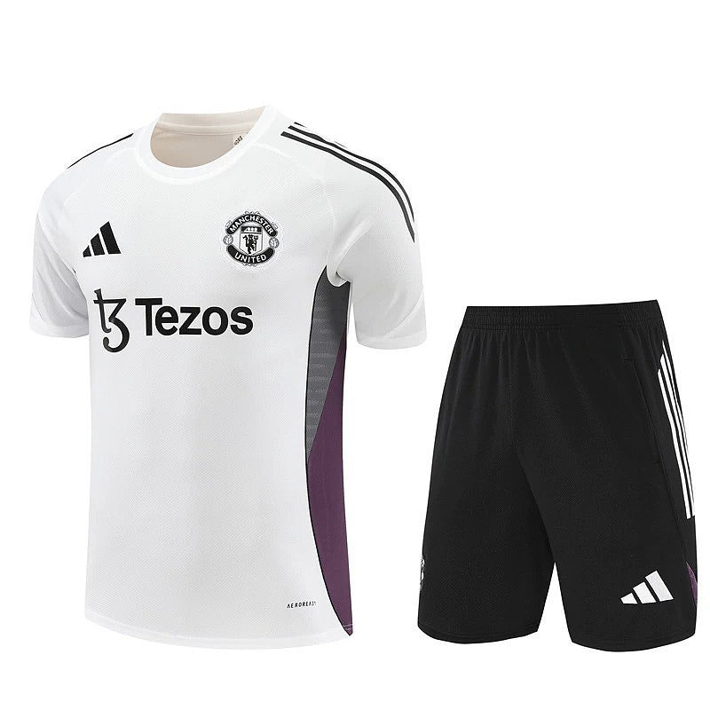 Ensemble Manchester United Blanc Prématch 25/26
