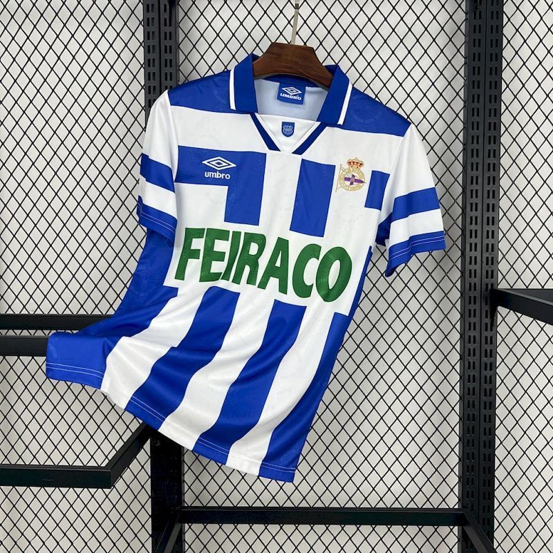 Maillot Deportivo La Coruna Domicile Rétro 94/95