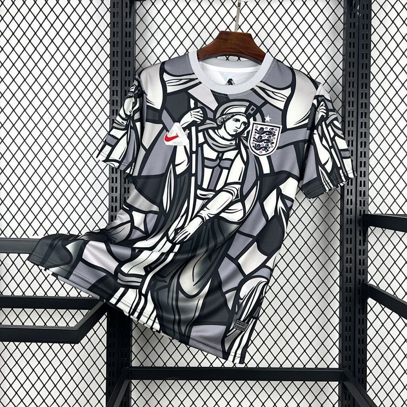 Maillot England Gray Uniform Pre-Match 25/26