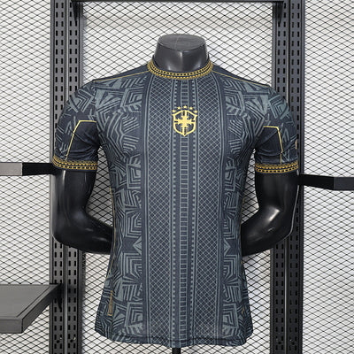 Maillot Brésil Noir Player Version 2026