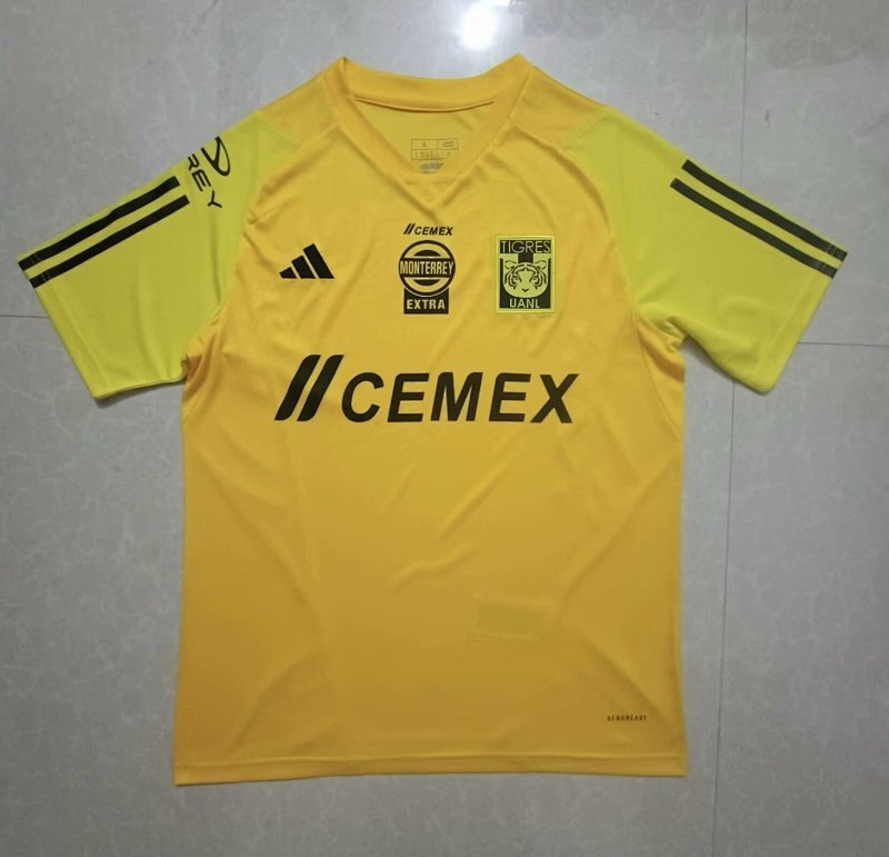Maillot Tigres UANL Jaune Prématch 23/24