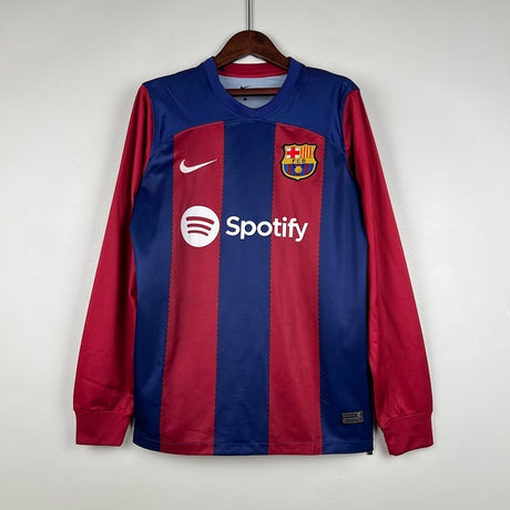 Maillot FC Barcelone Domicile Manches Longues 23/24