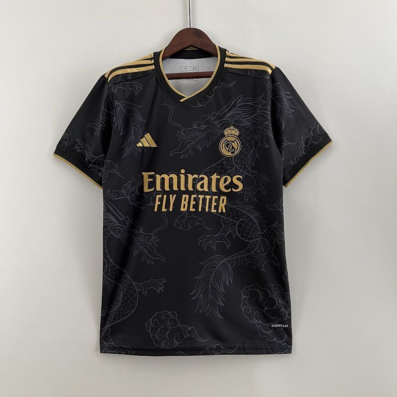 Maillot Real Madrid Dragon Noir Édition spéciale 23/24