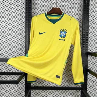 Maillot Brésil Domicile Manches Longues 2026
