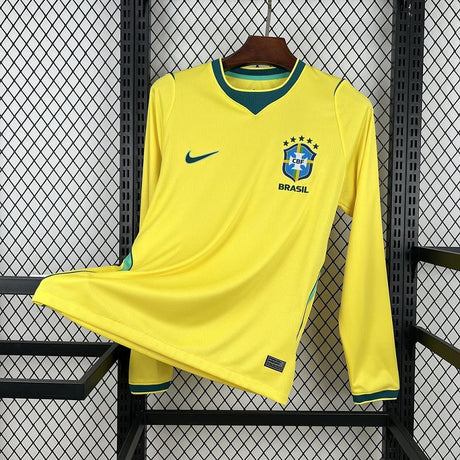 Maillot Brésil Domicile Manches Longues 2026