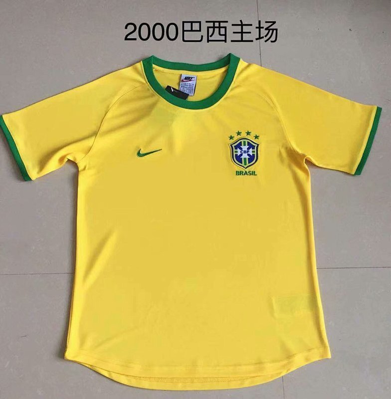 Maillot Brazil yellow Domicile Rétro 25/26