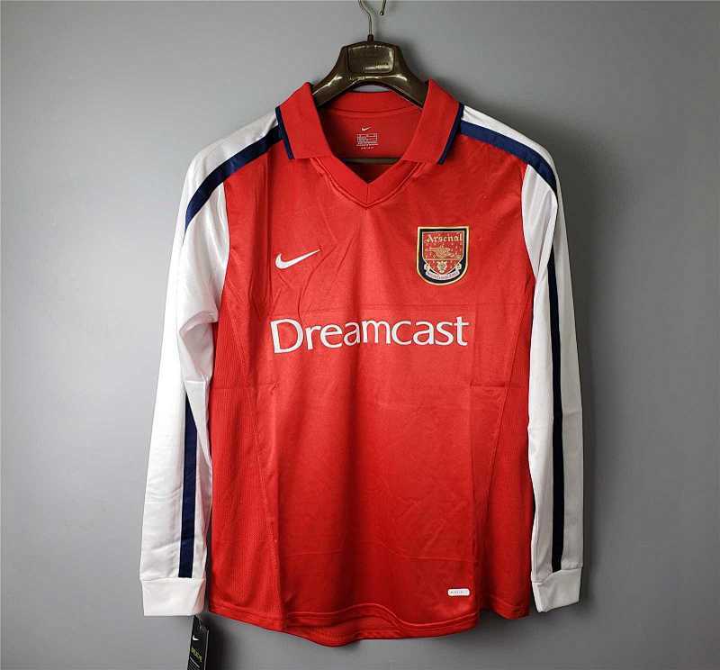 Maillot Arsenal Domicile Rétro 2000/01