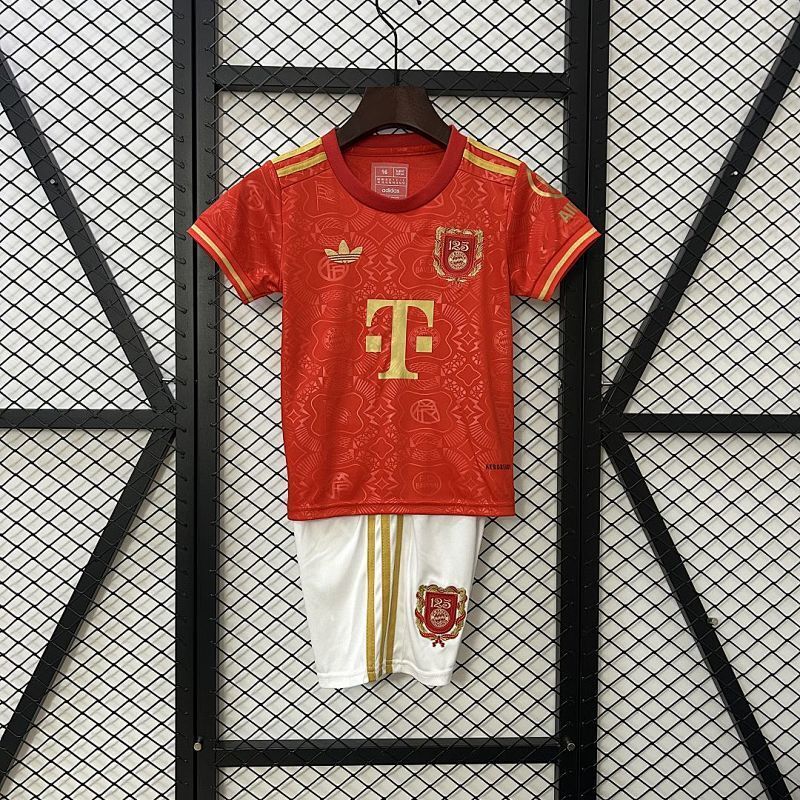 Maillot Bayern Munich 125 ans Rouge Enfant 25/26
