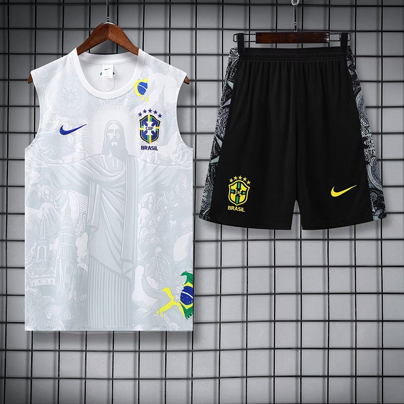 Débardeur Brésil Blanc 25/26