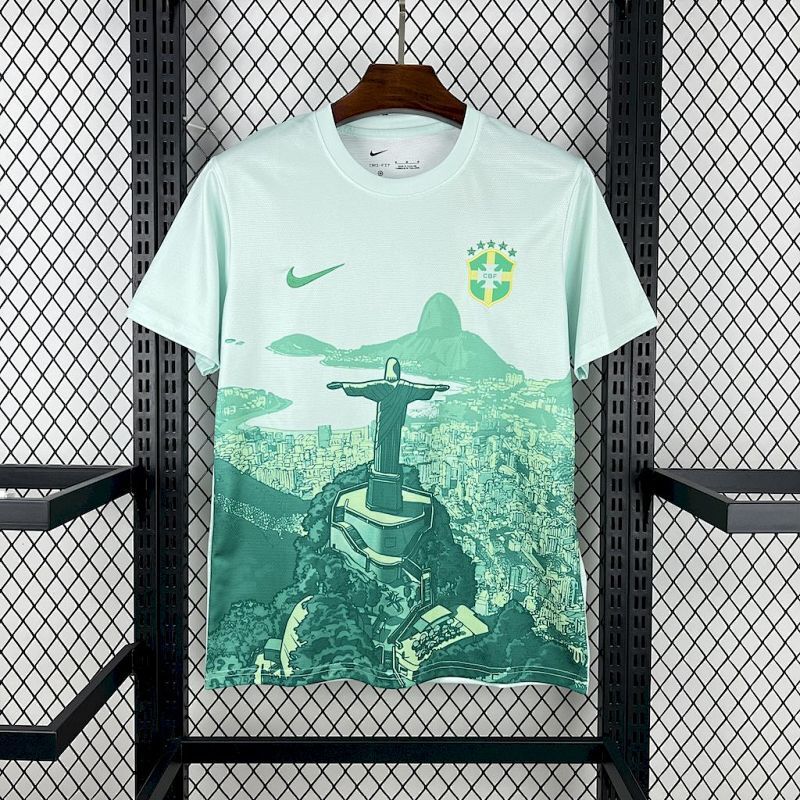 Maillot Brésil Vert 2025