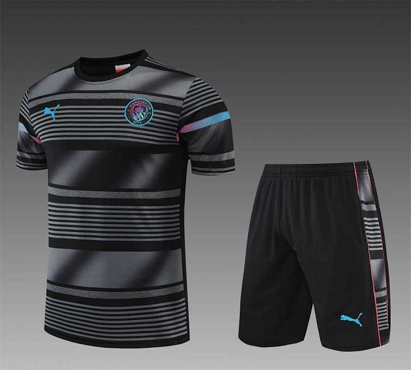 Maillot Manchester City Noir Prématch 22/23