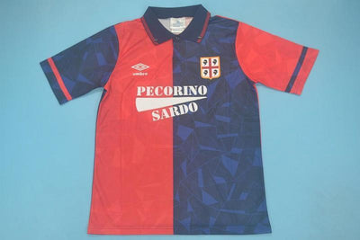 Maillot Cagliari fonts Domicile 92/93